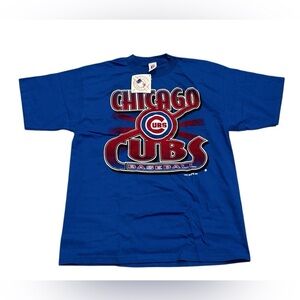 Vintage NOS New Chicago Cubs Baseball Logo 7 1995 T Shirt Men’s Size XL Blue